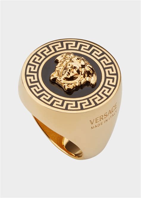 bague or homme versace|bague d'or homme.